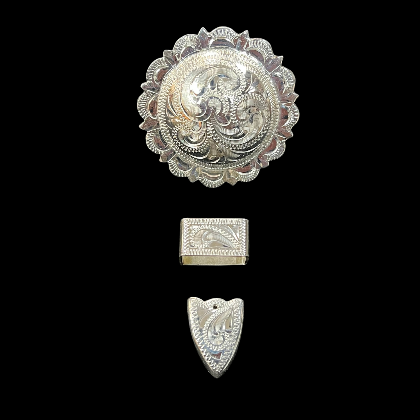 El Paso Concho Buckle Set
