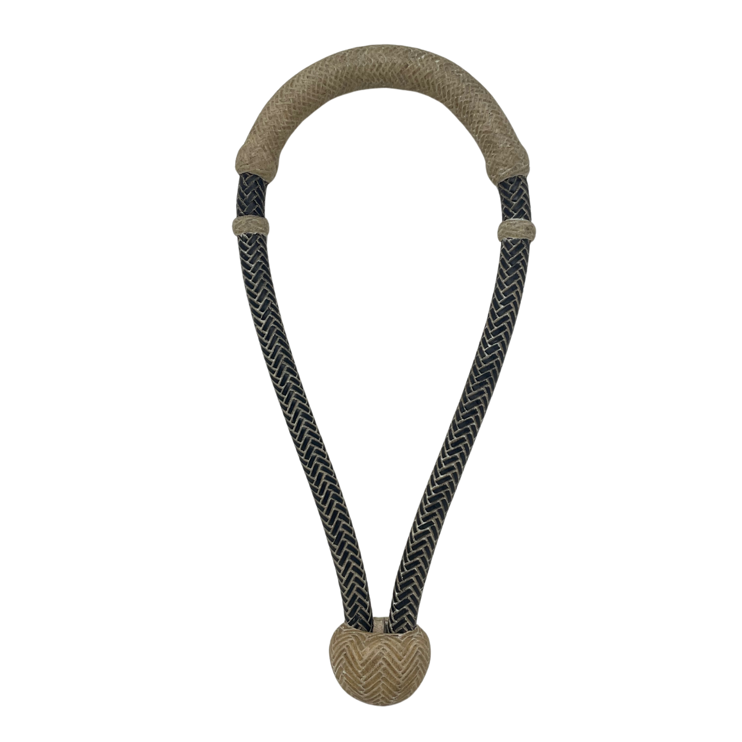 16 Plait Brown Cheek w/Rawhide Bosal