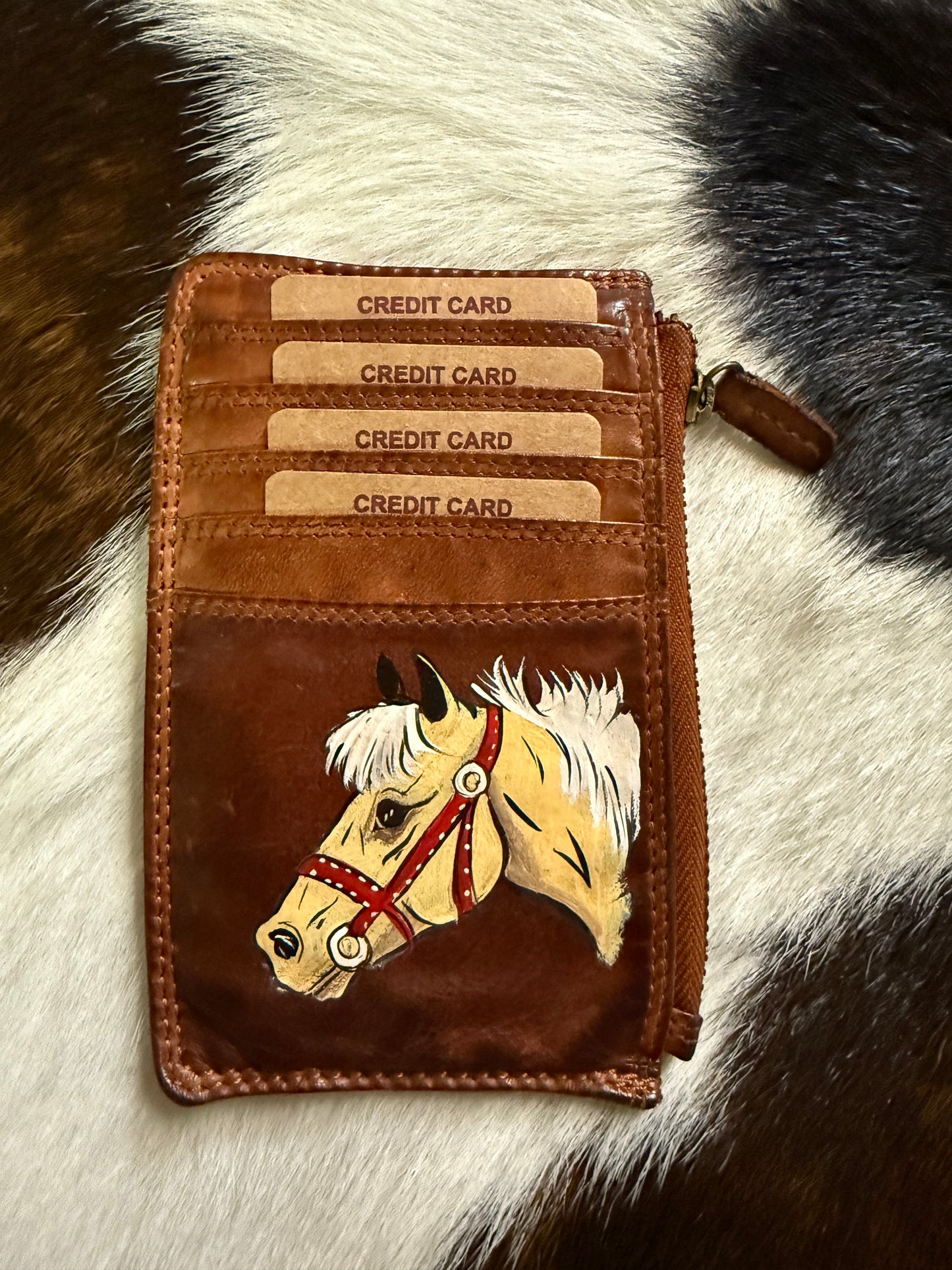 Hand Painted Card Wallets