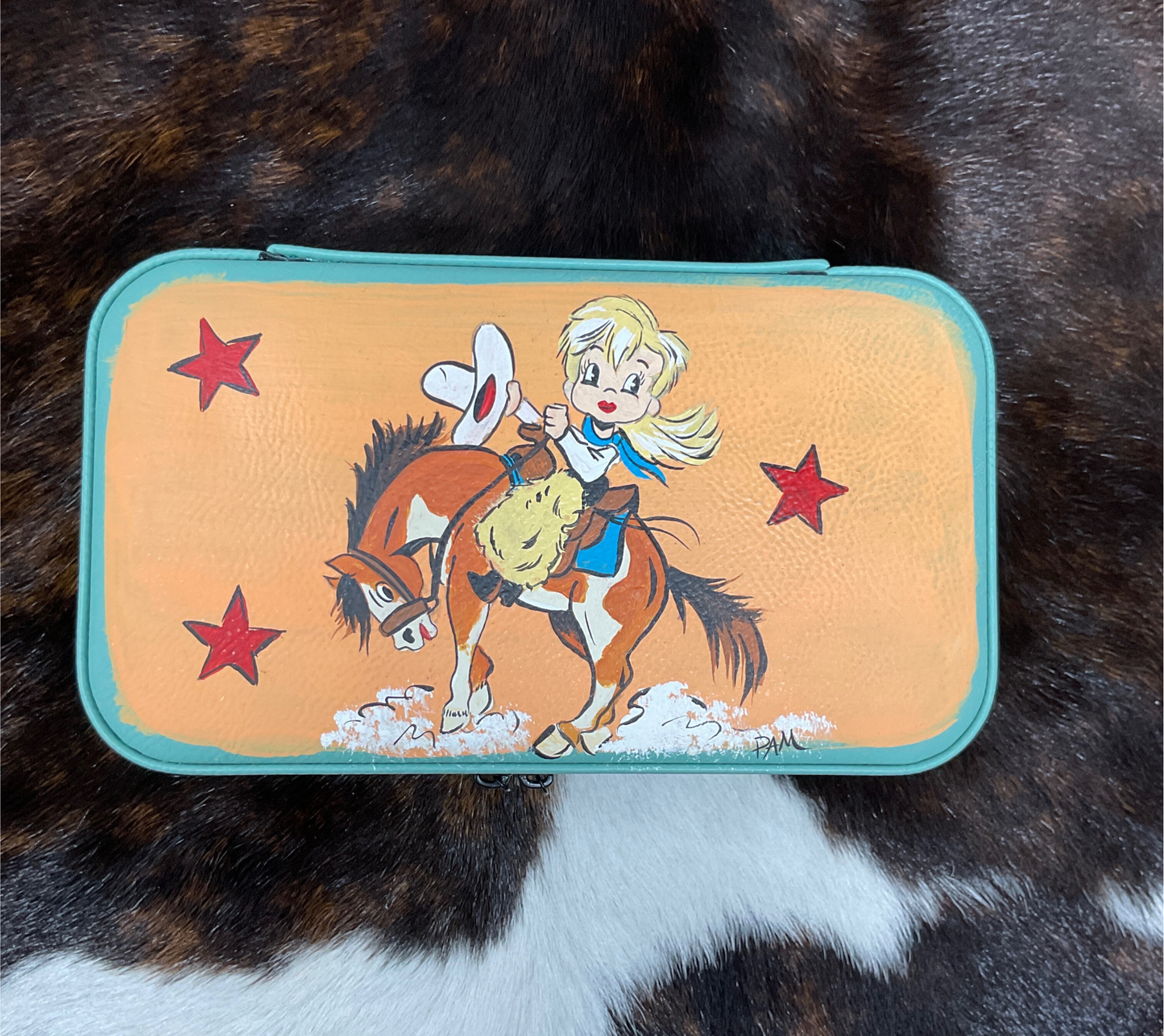 Hand Painted Jewelry Case & Travel Case