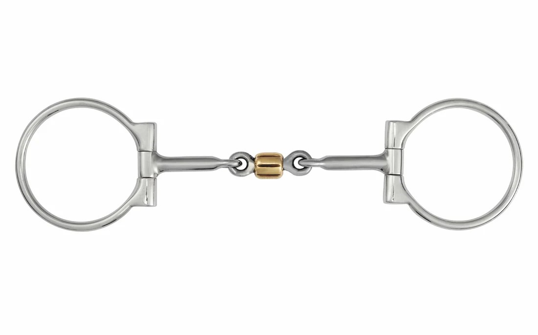 201QC - Smooth Dogbone D-Ring Bit w/Copper Inlays