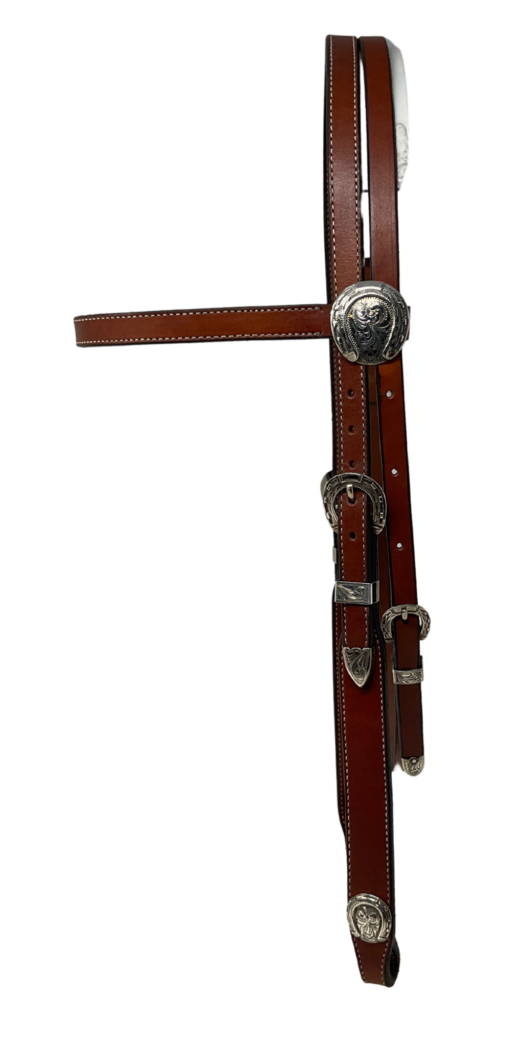 Browband Horseshoe Buckles & Conchos