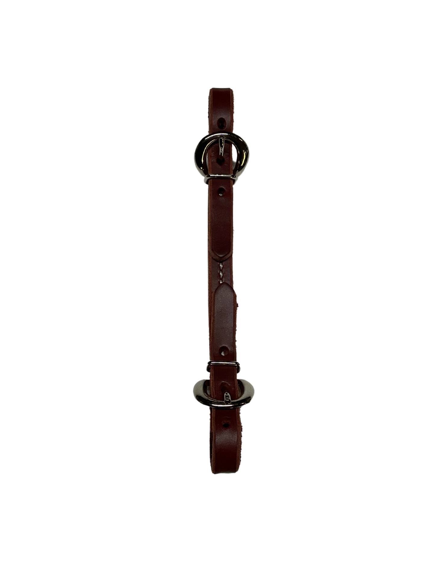 Leather Double Buckle Curb