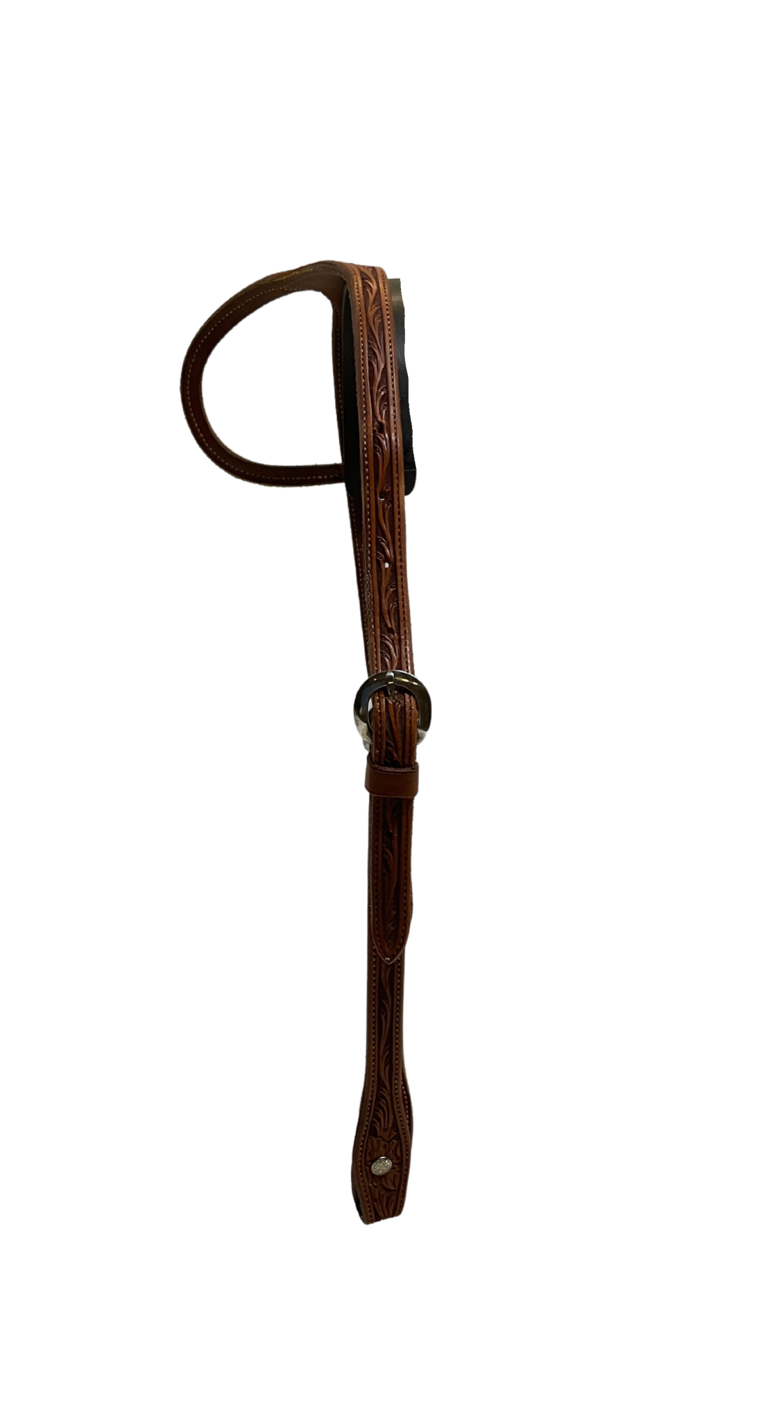 5/8" Doubled & Stitched Floral Single Ear