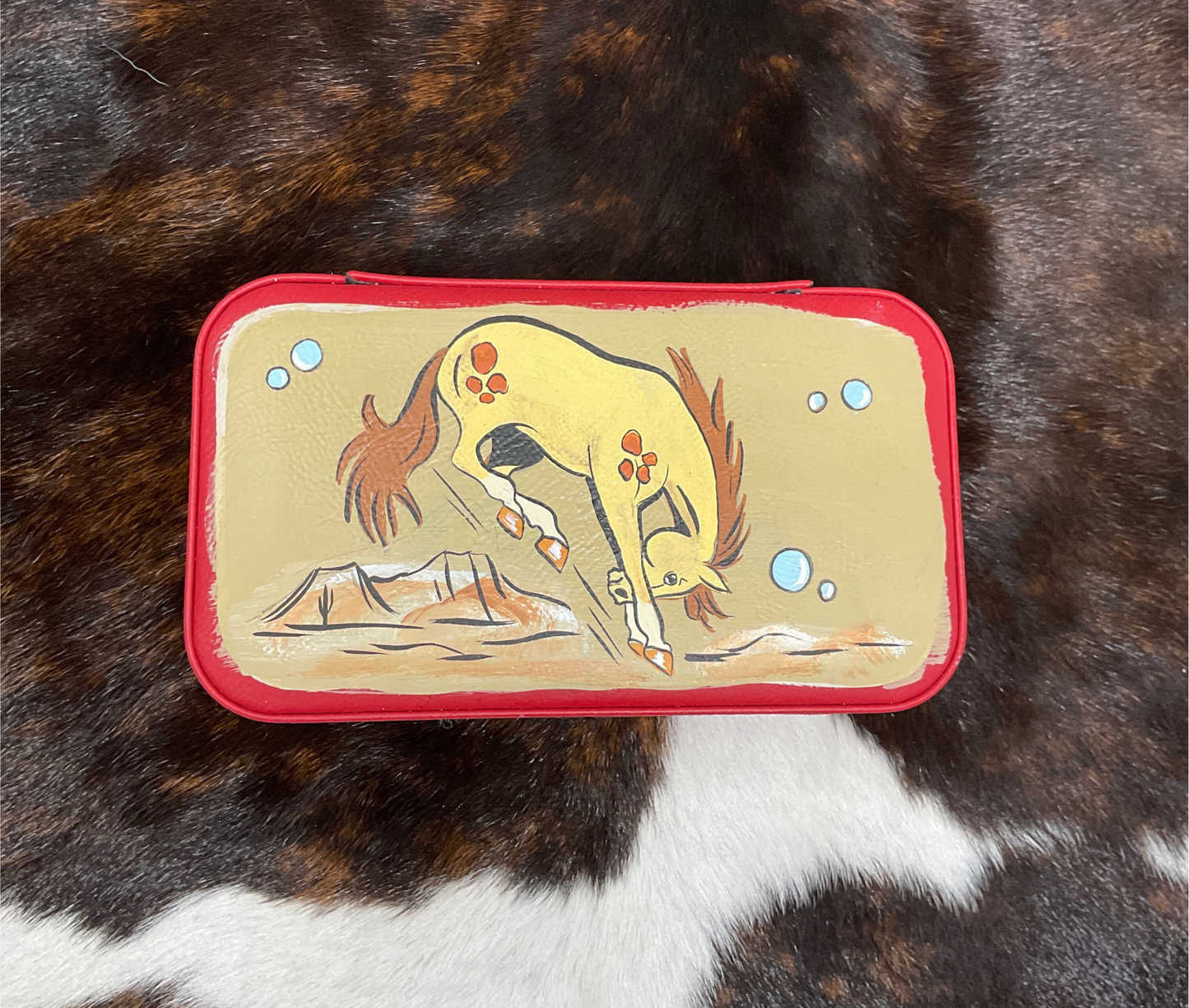 Hand Painted Jewelry Case & Travel Case