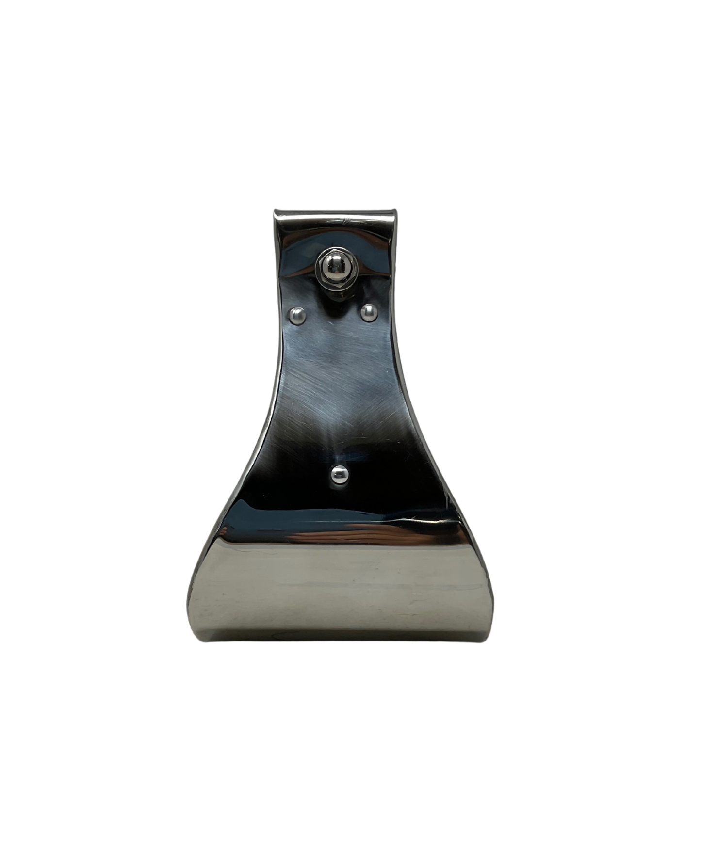 Wood Bell Stirrup w/Stainless Steel