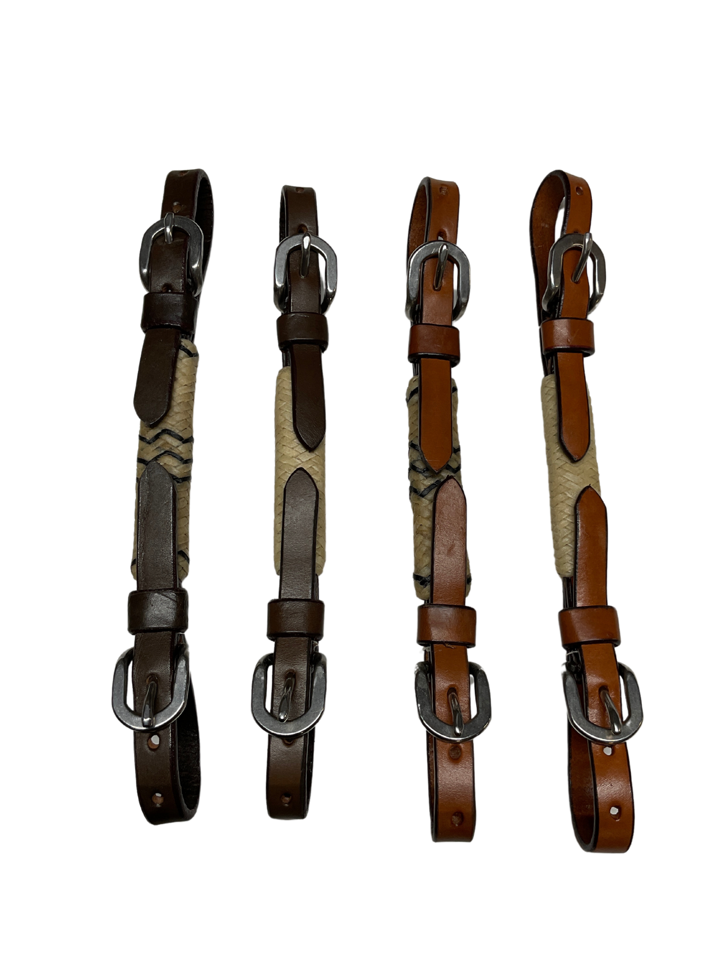 Double Buckle Curb w/Rawhide