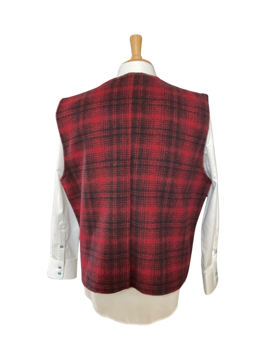 Men's Banker Vest Plaid