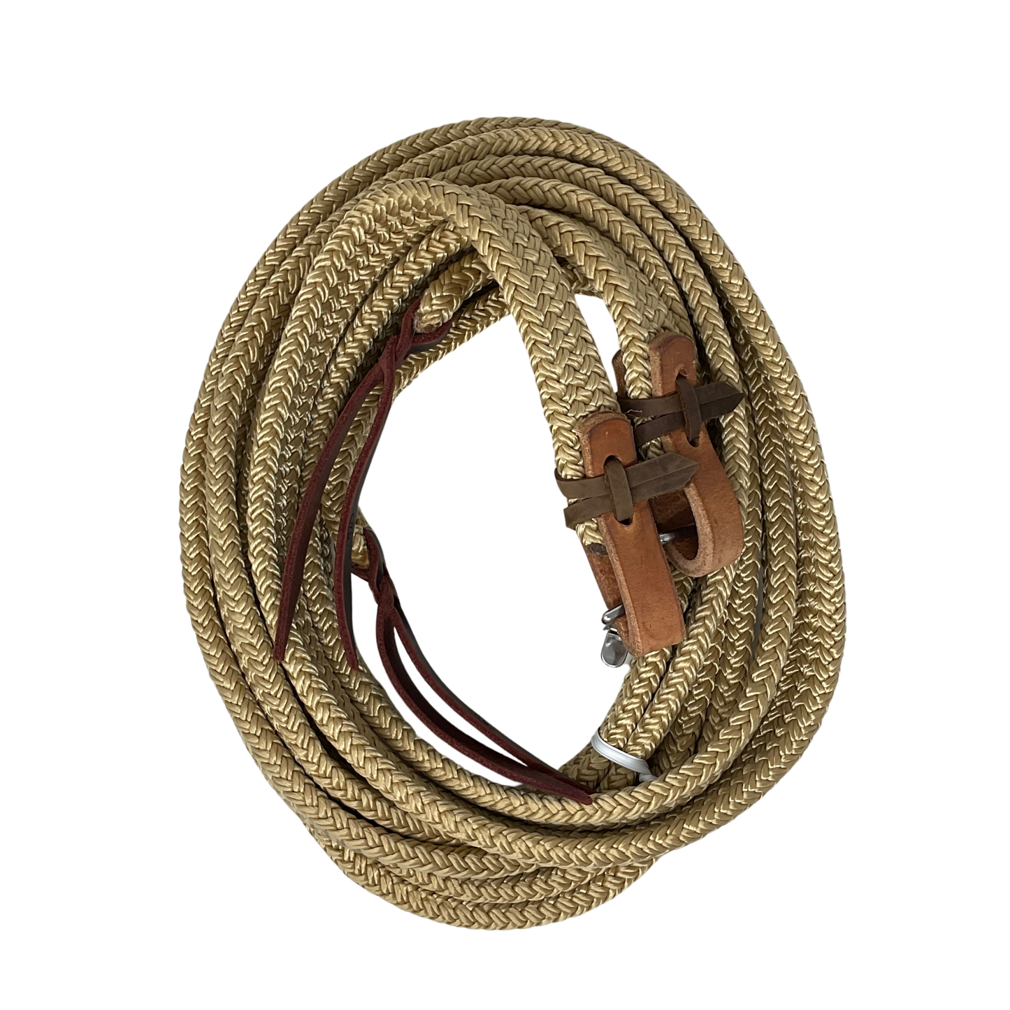1" Flat Nylon Hollow Core Split Reins