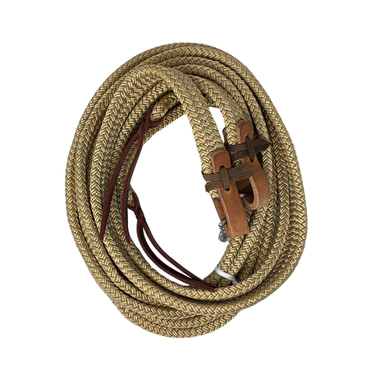 1" Flat Nylon Hollow Core Split Reins