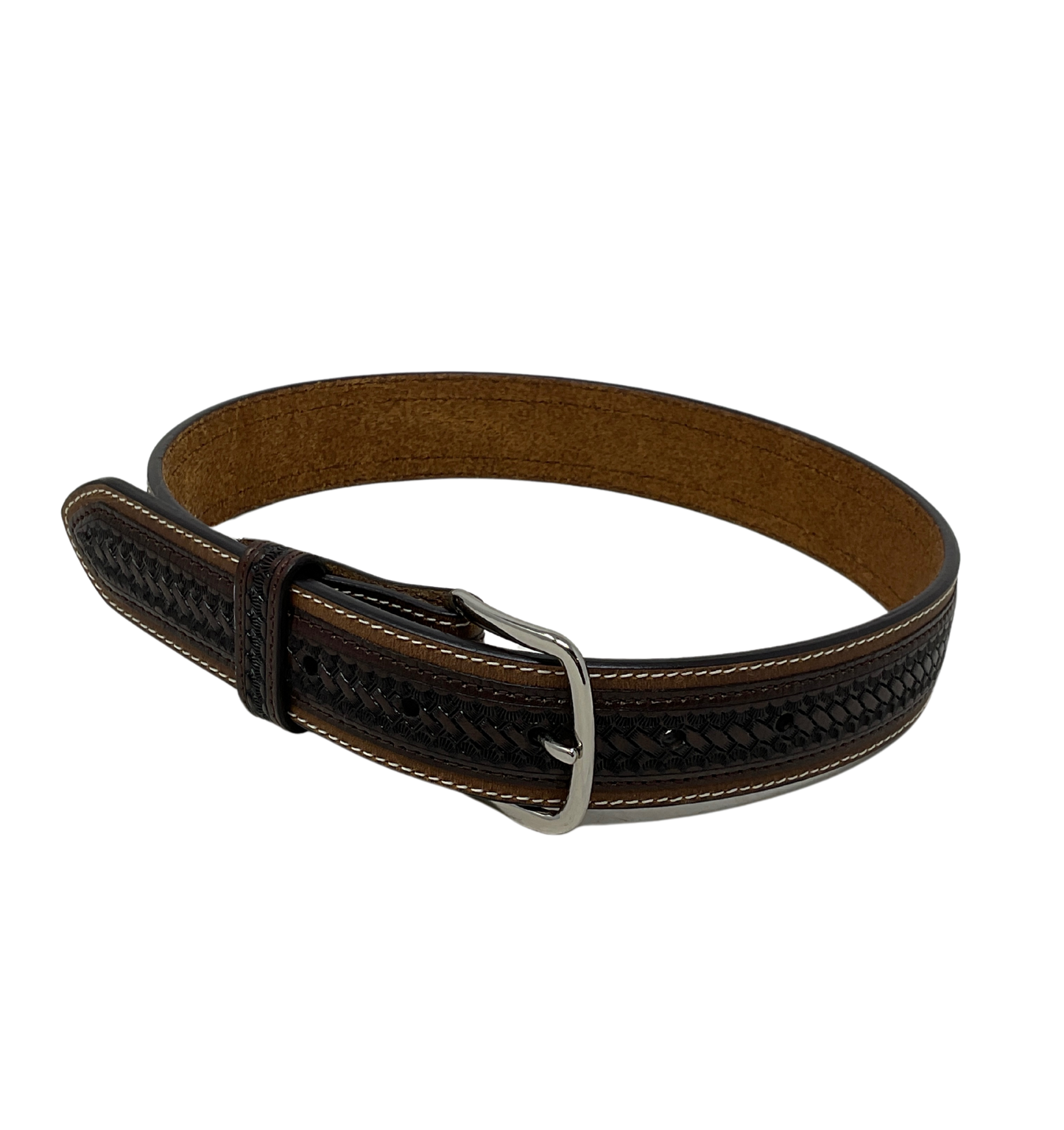 22" Basket Stamped Kids Belt