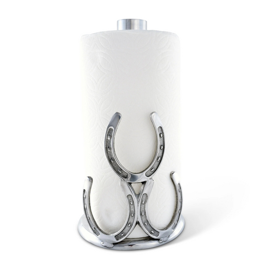 Aluminum Horseshoe Countertop Paper Towel Holder