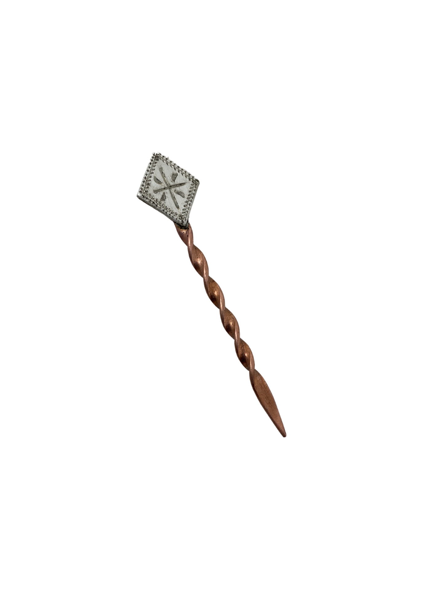 Sterling Silver w/Copper Toothpick/Hat Pin