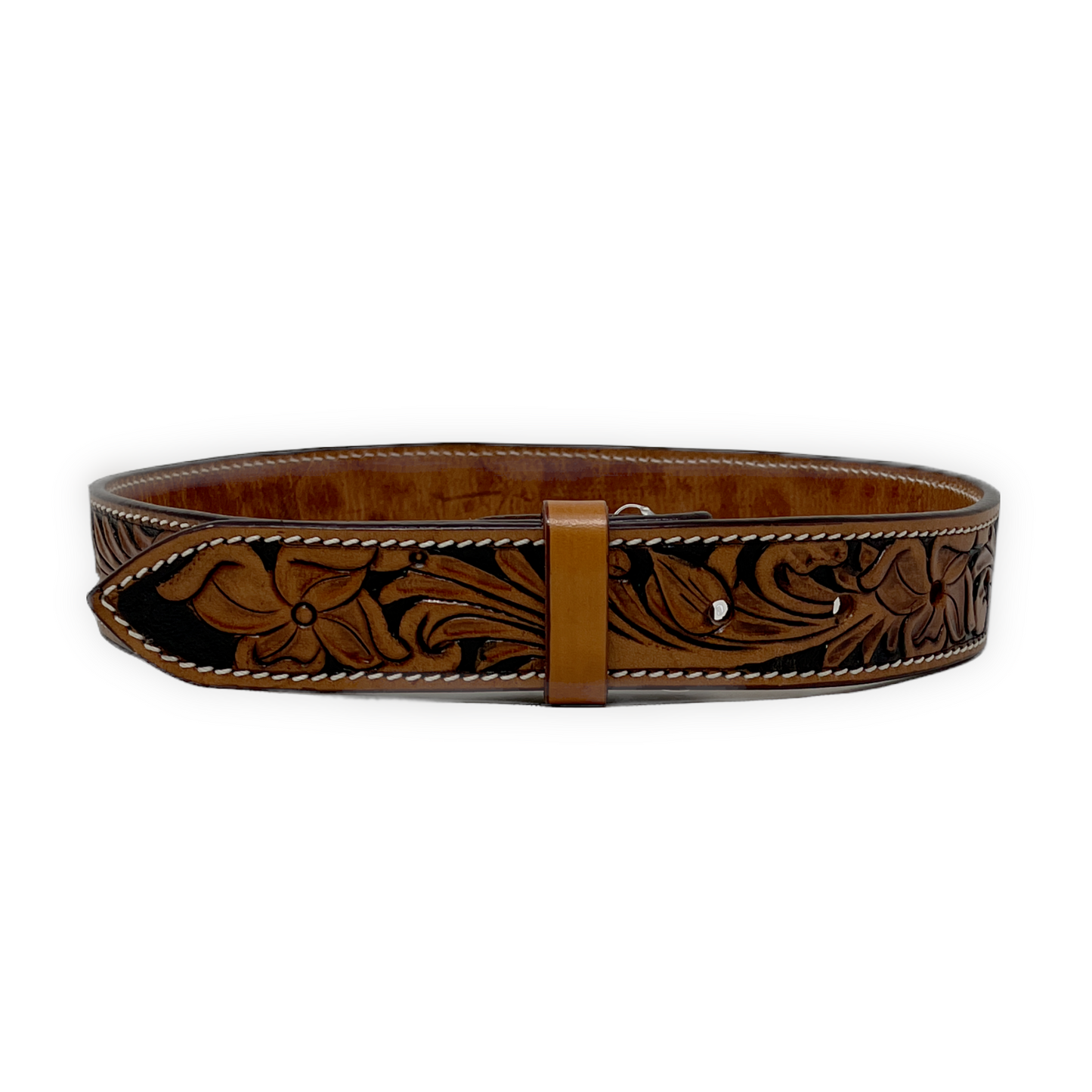 Dyed Floral Belt