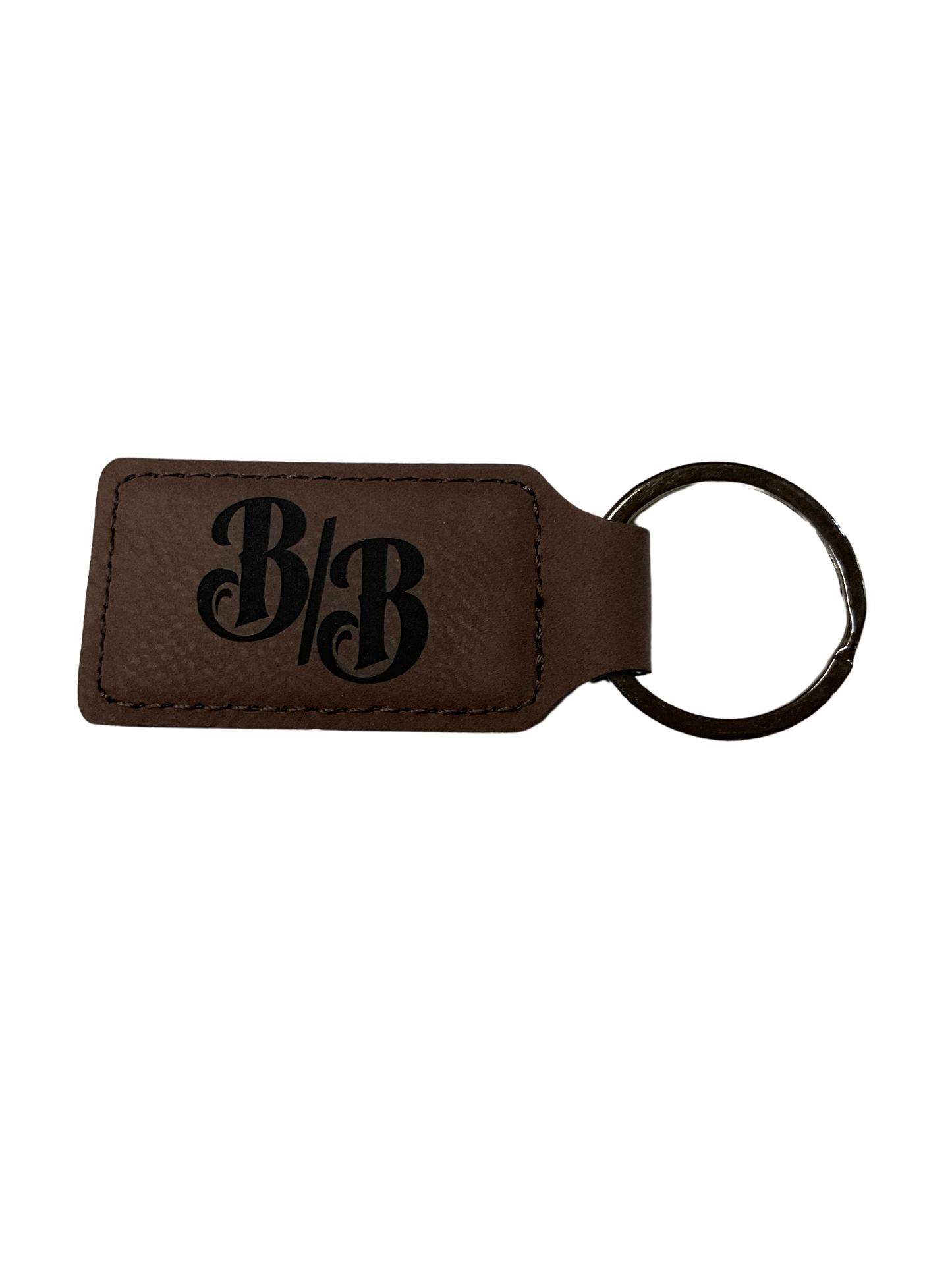 Buckaroo Businesses Leather Keychain