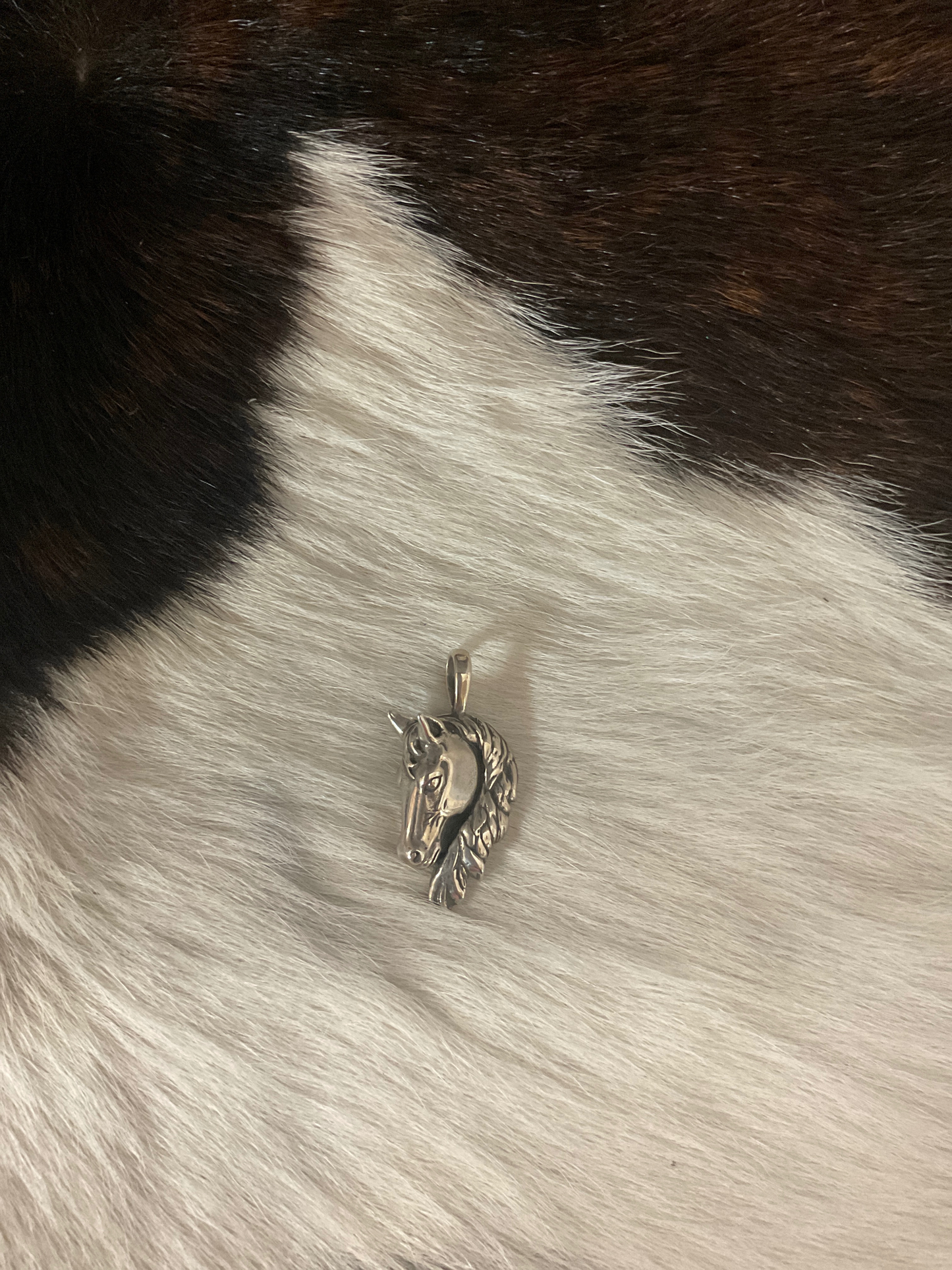 Sterling Silver Horse Head Pendant