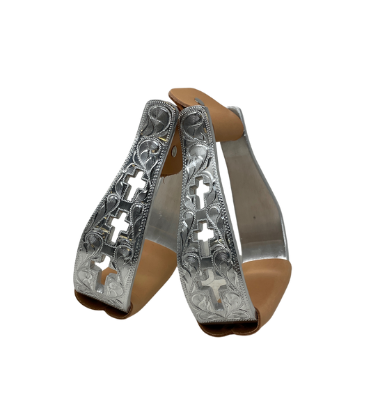 2" Engraved Aluminium Stirrup