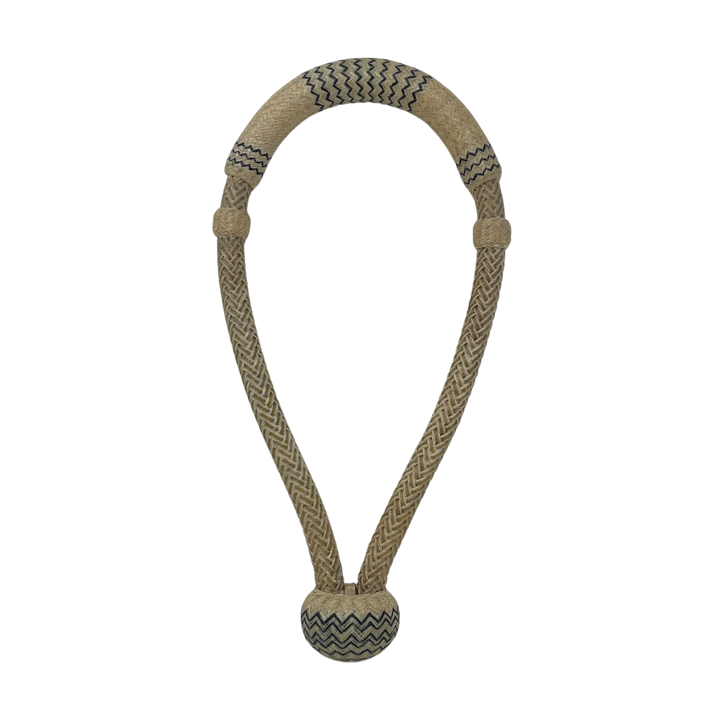 16 Plait 5/8" Rawhide w/Accents Bosal