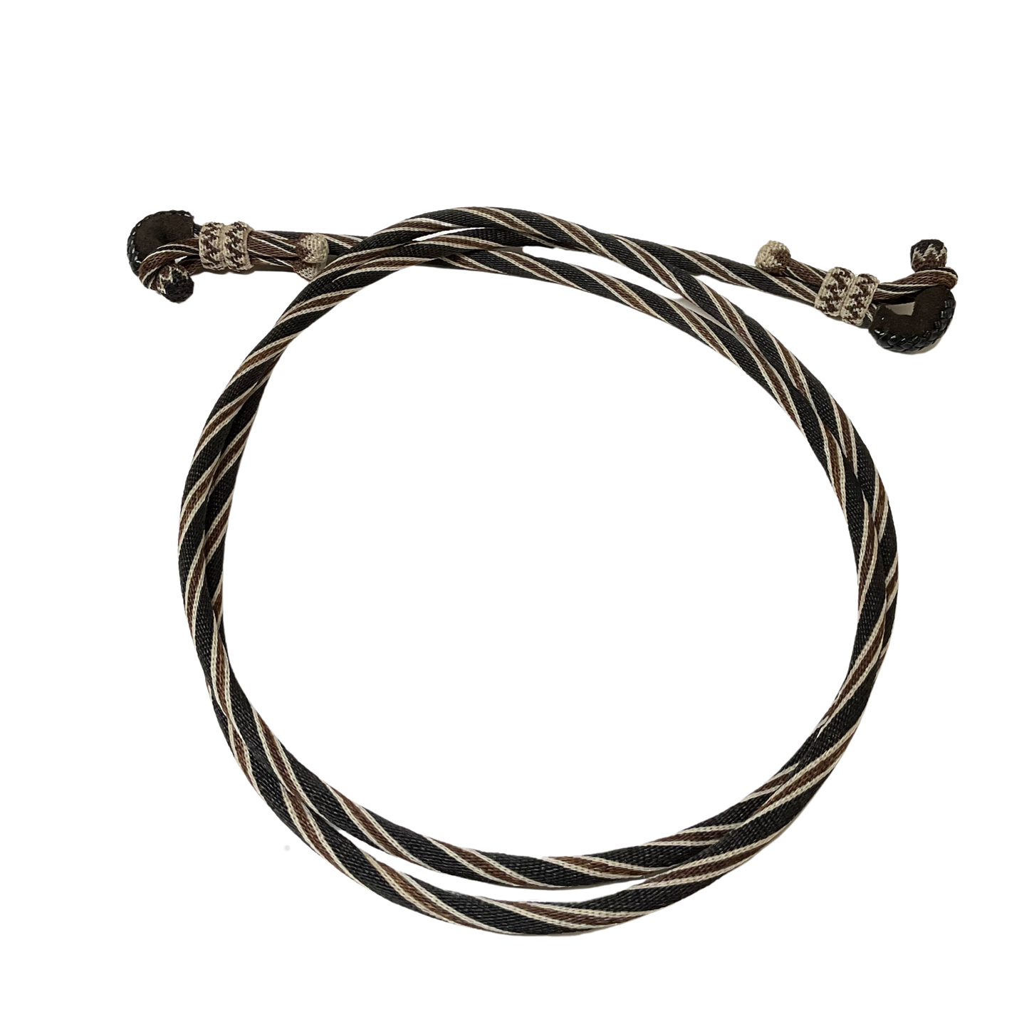 Hitched Horsehair Headstall w/Roping Reins