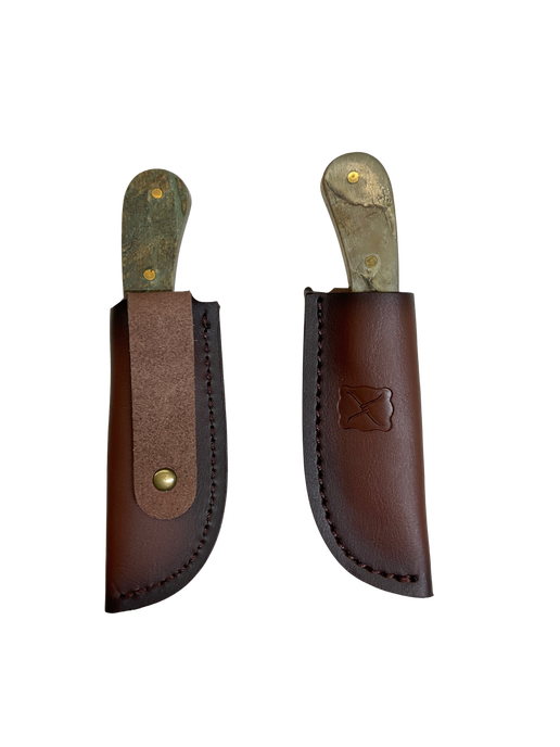 Fixed Blade Ram Horn Handle Knife