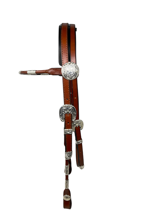 Browband Manzanillo Buckles, Conchos and Ferrules