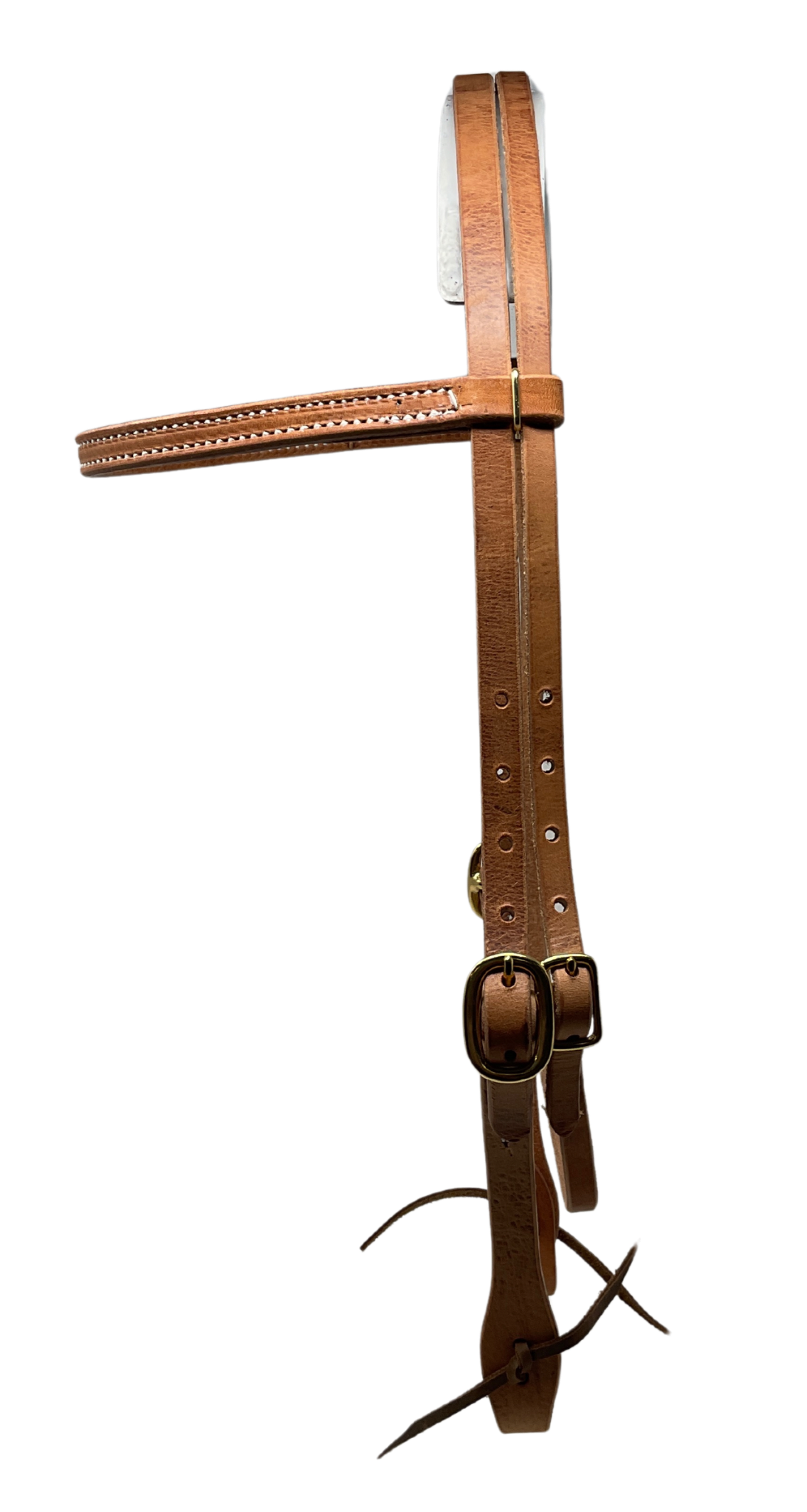 5/8" Draft Cross Harness Leather Browband