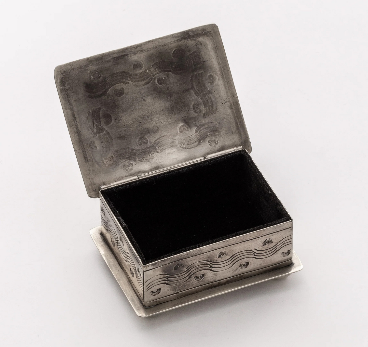 Small Rectangle Box w/Turquoise