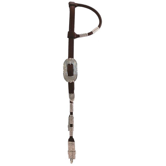 Single Ear Zuni Buckles w/Silver Ferrules and Bit Hangers