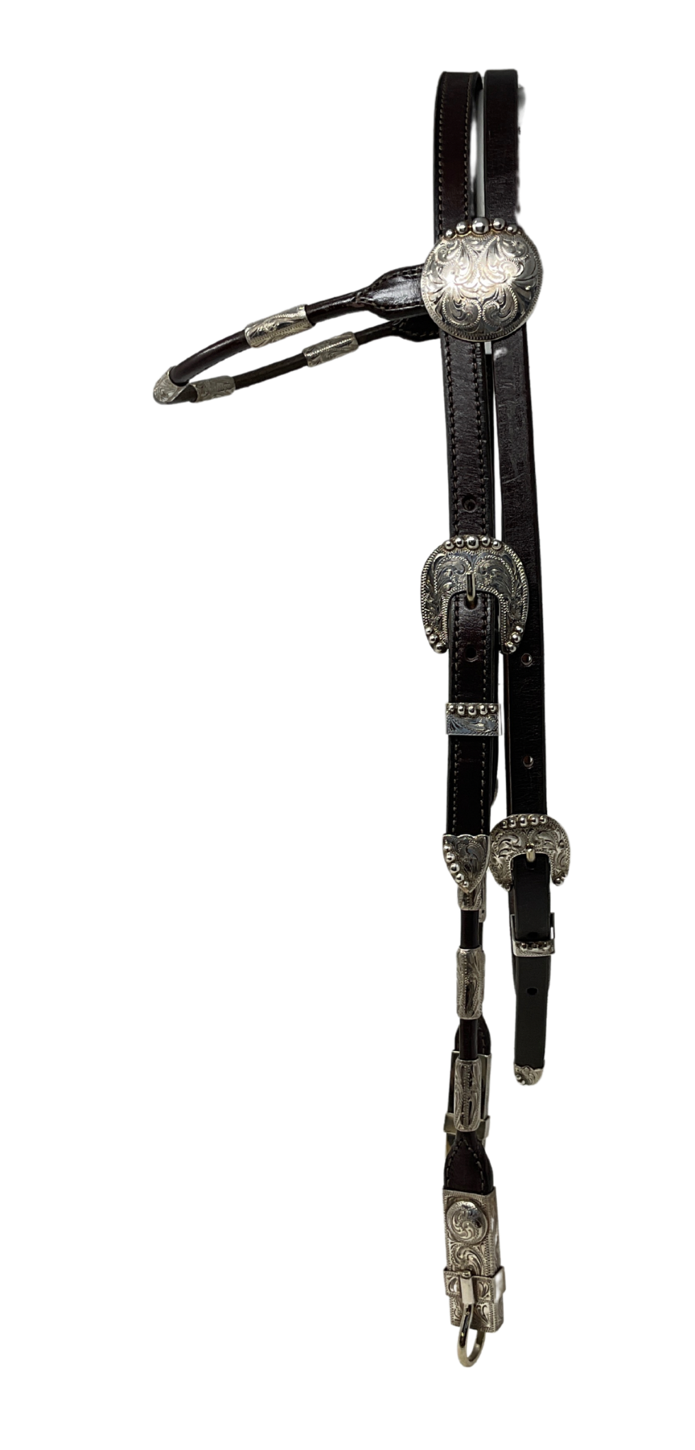 Browband Manzanillo Buckles, Conchos and Ferrules w/bit hangers