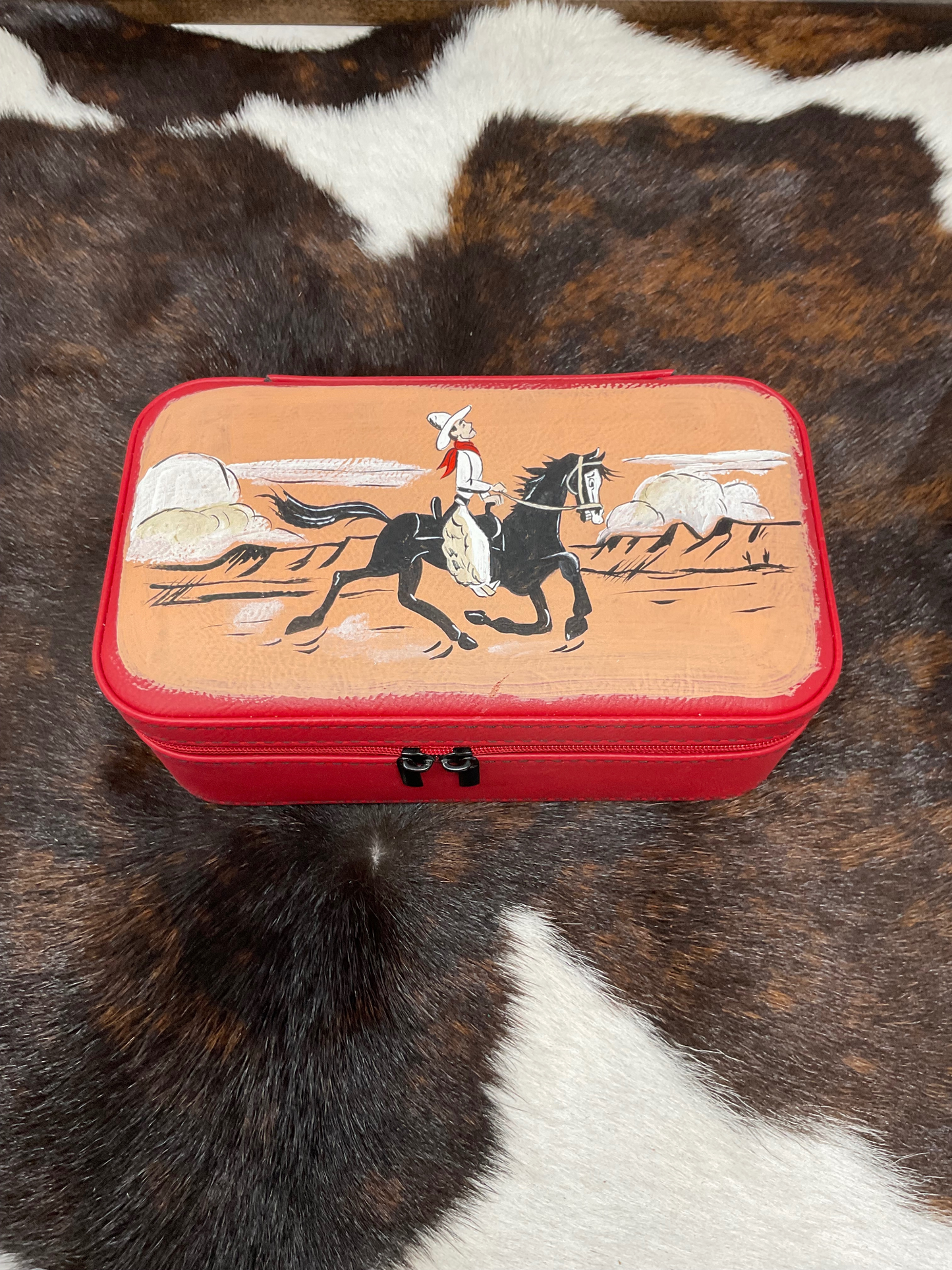 Hand Painted Jewelry Case Large