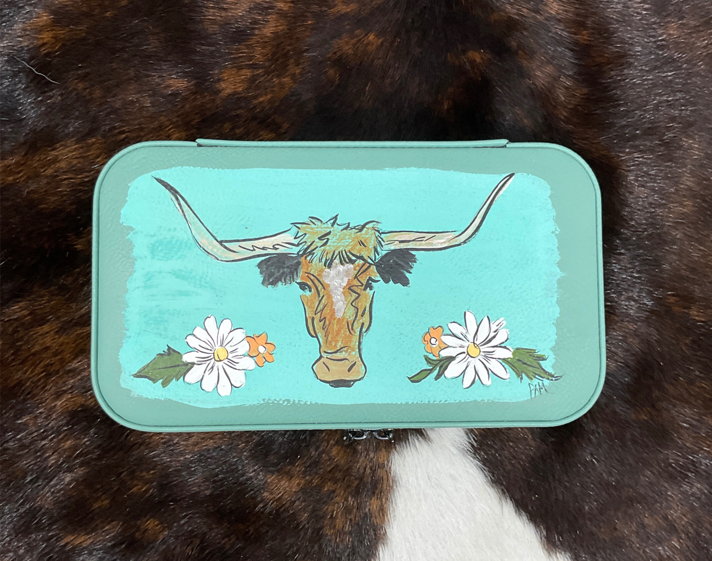 Hand Painted Jewelry Case & Travel Case