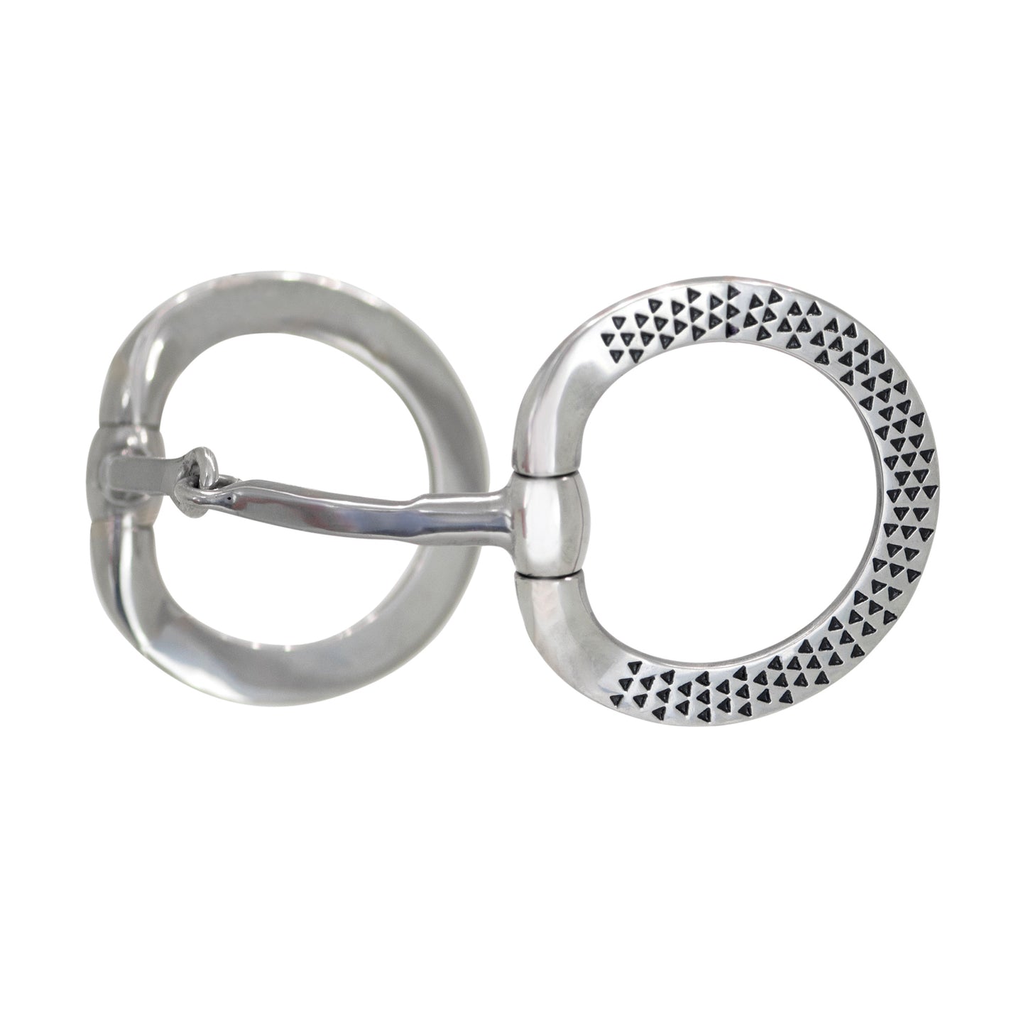 056 - Black Rasp Eggbutt Snaffle