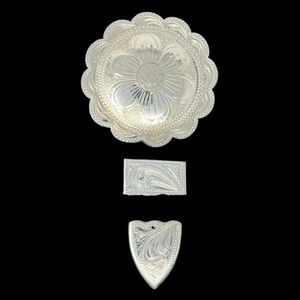 Navajo Concho Buckle Set