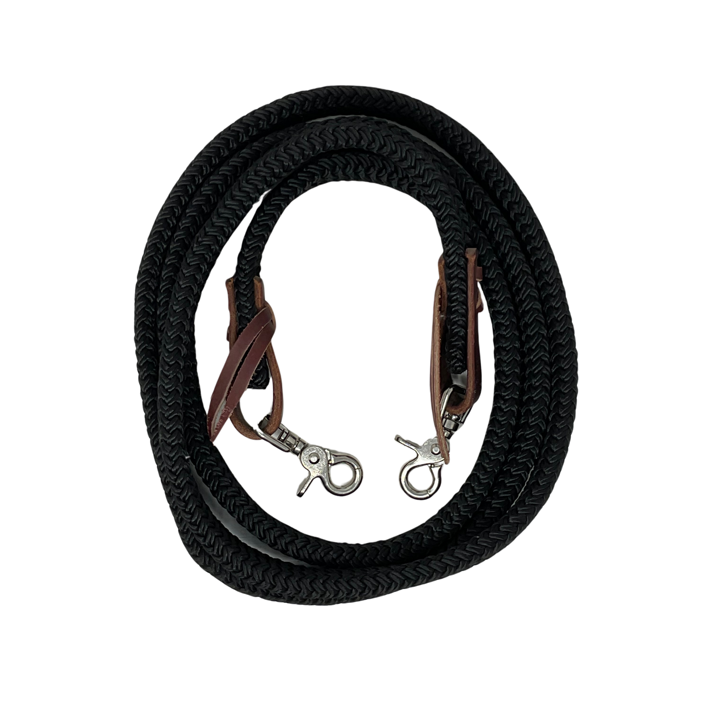1" Flat Hollow Core Nylon Roping Reins