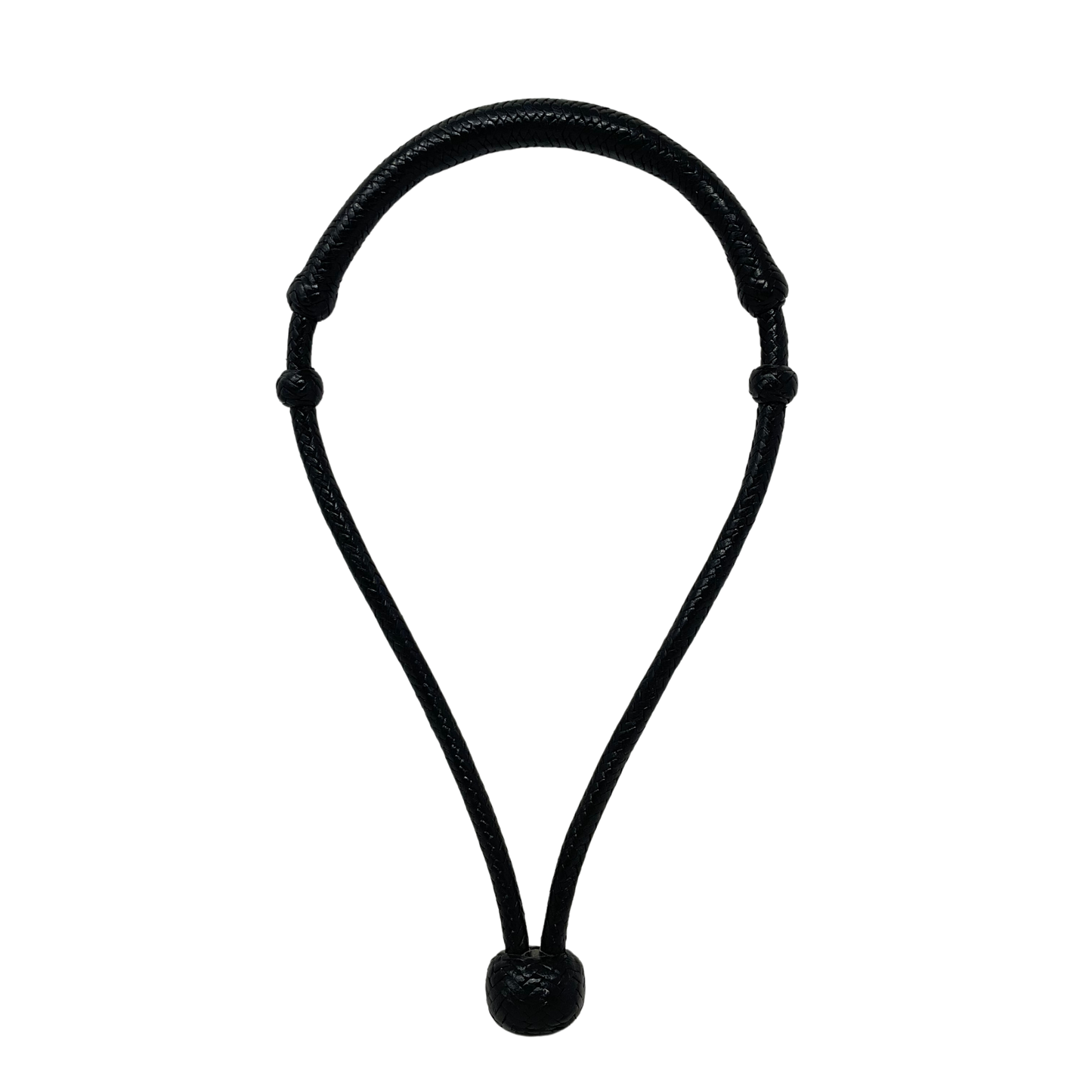 16 Plait 1/4" Bosalita Black Leather