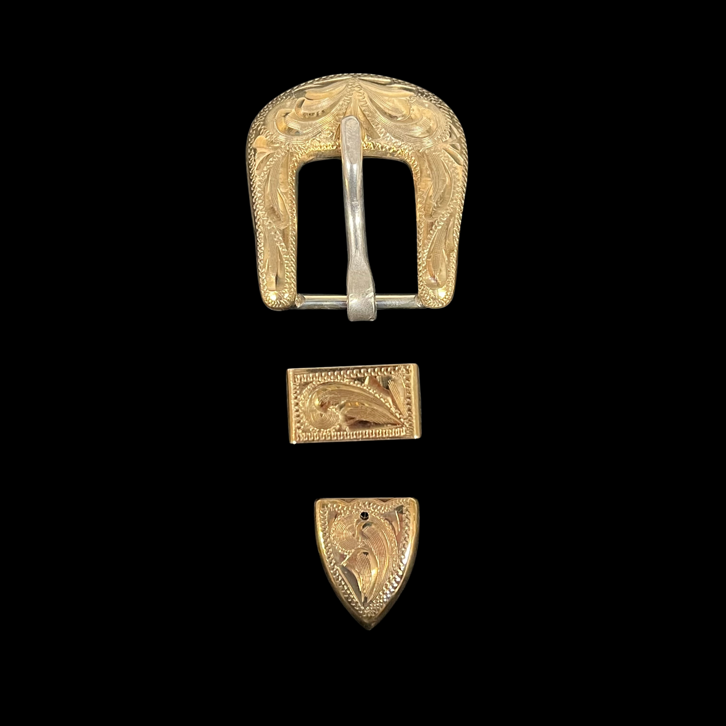 San Antonio Buckle Set- Brass