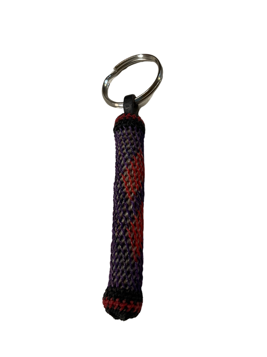 Hitched Horsehair Tube Keychain