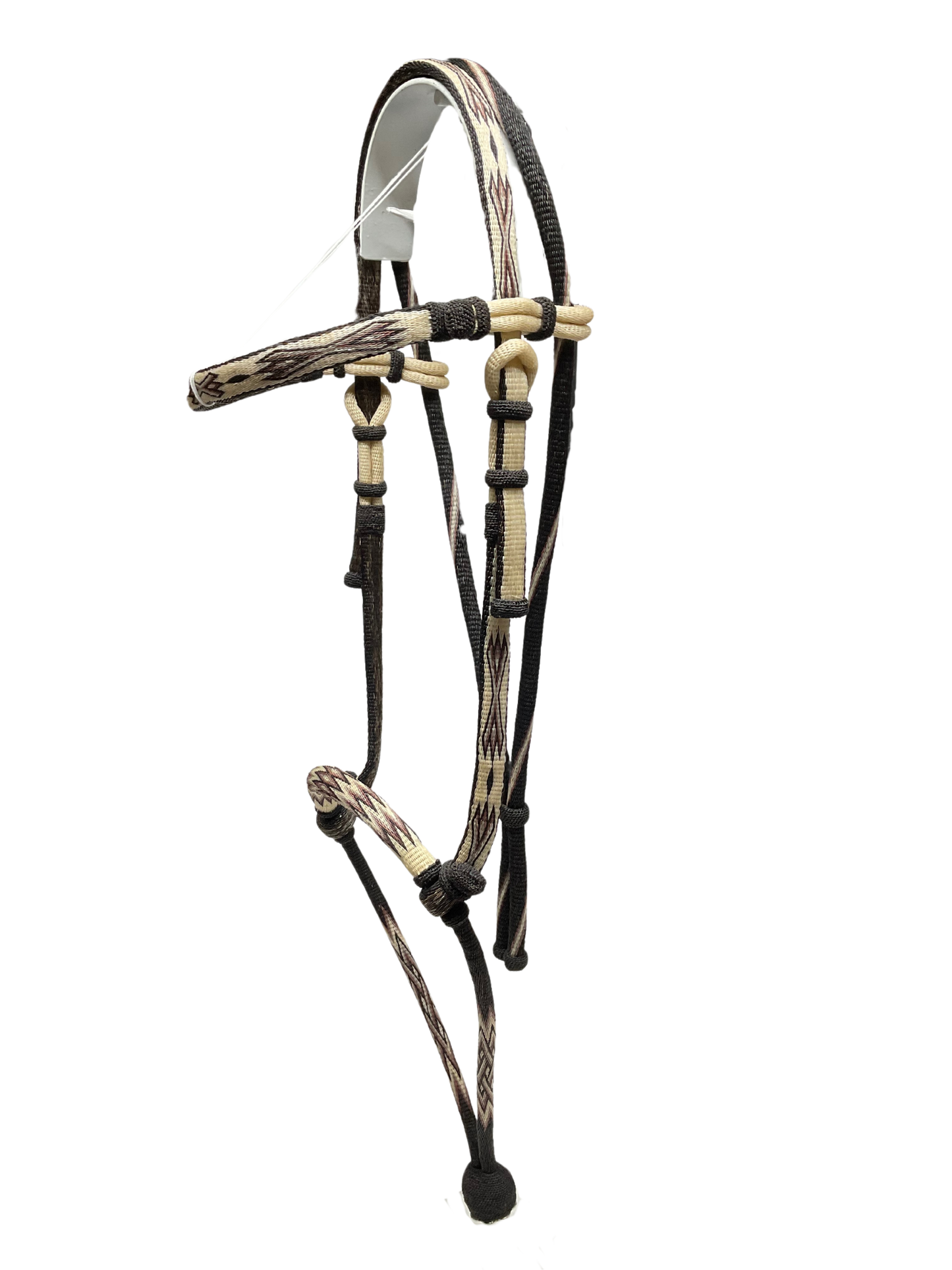 Hitched Horsehair Hanger Headstall w/Bosalita