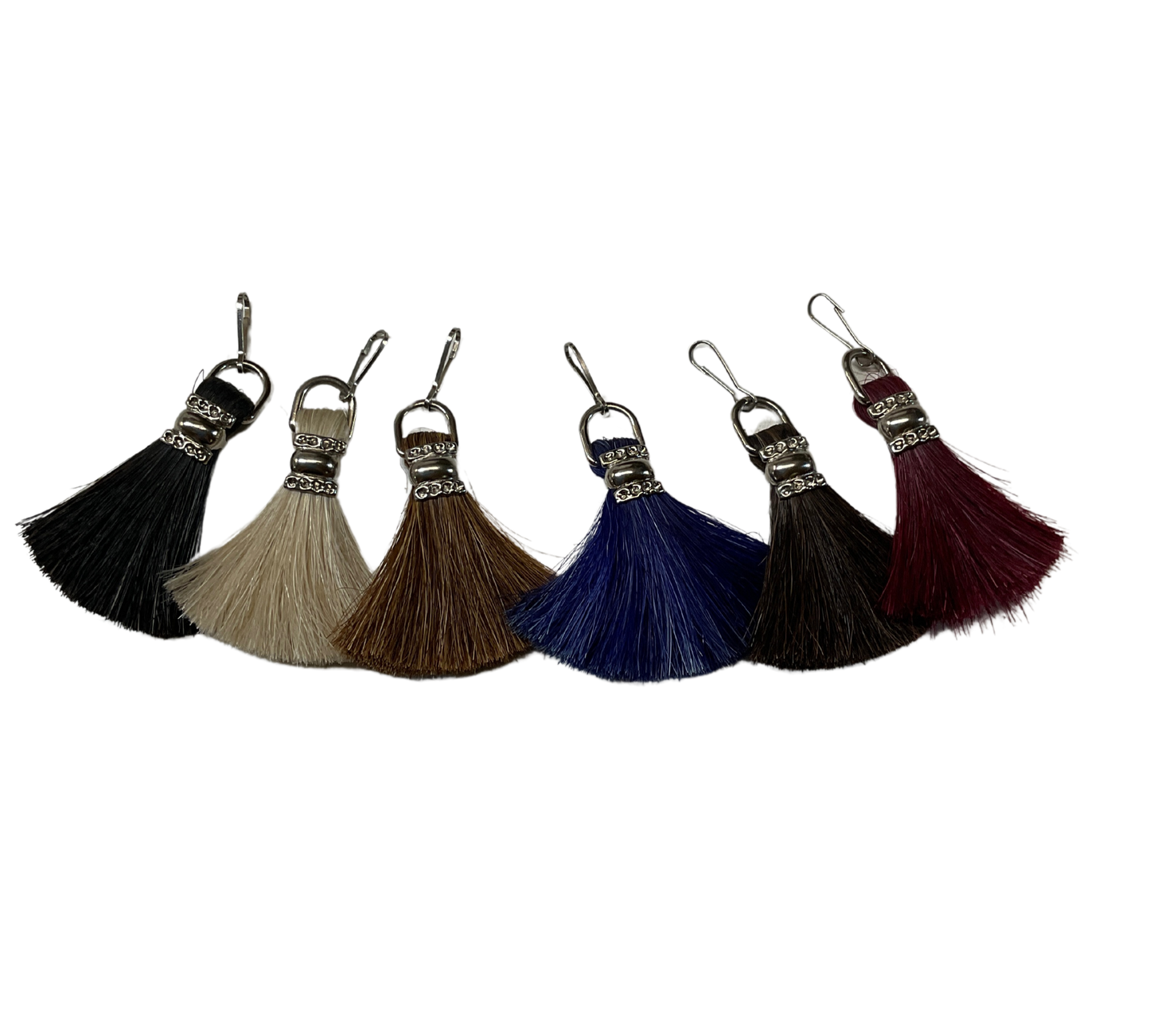 Horsehair Fan Zipper Pull