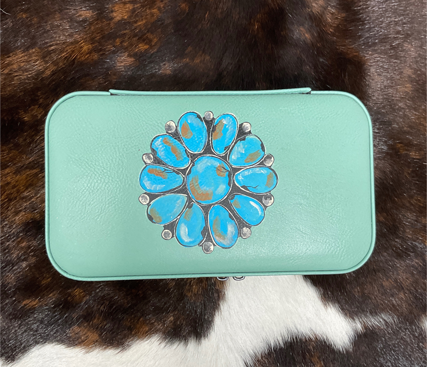 Hand Painted Jewelry Case & Travel Case