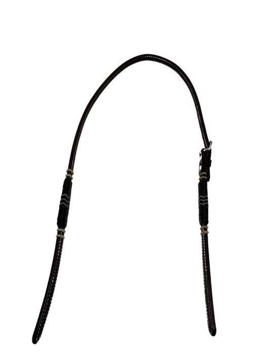 Leather Hanger w/Black Rawhide