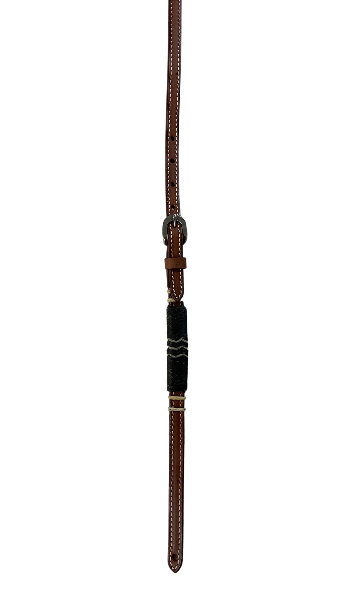 Leather Hanger w/Black Rawhide