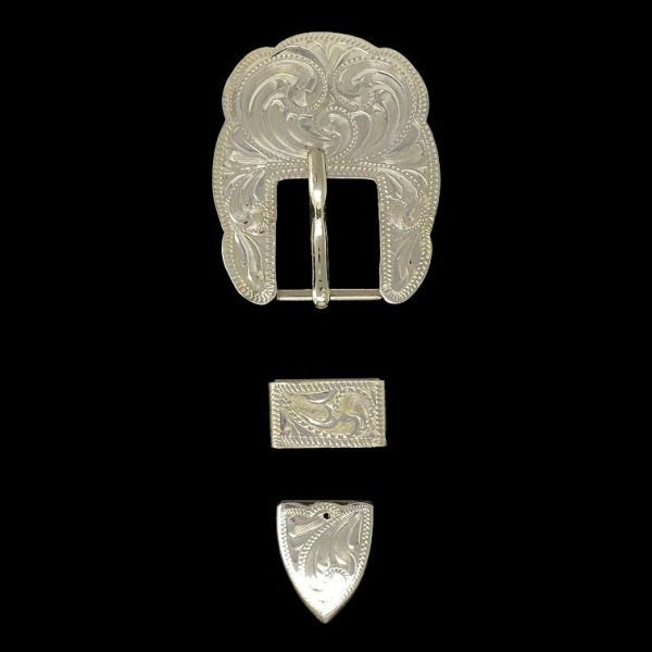Tonapah Buckle Set- Silver Plate