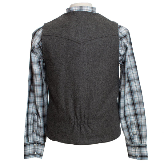 Men's Buckaroo Vest Charcoal
