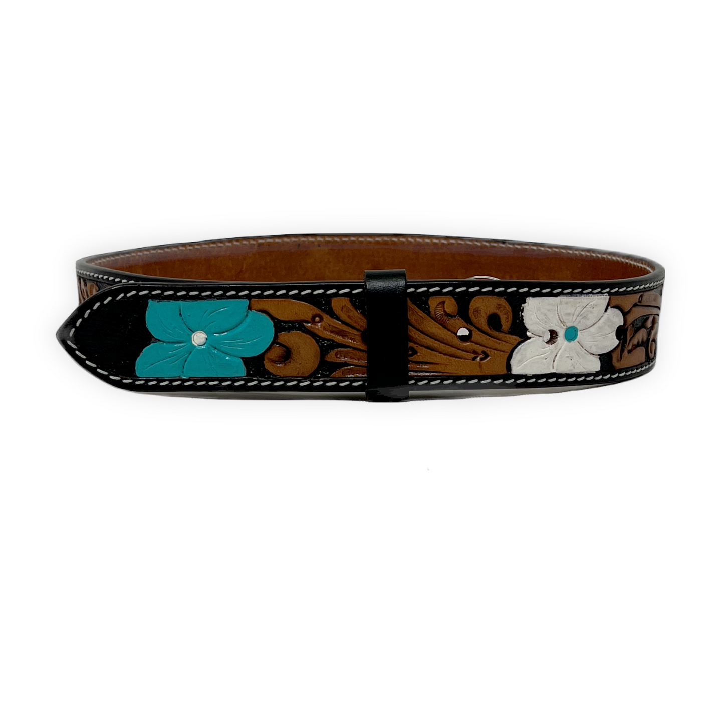 Painted Flowers Belt