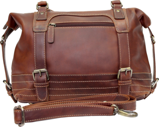 Rugged Earth Leather Tote Purse 2