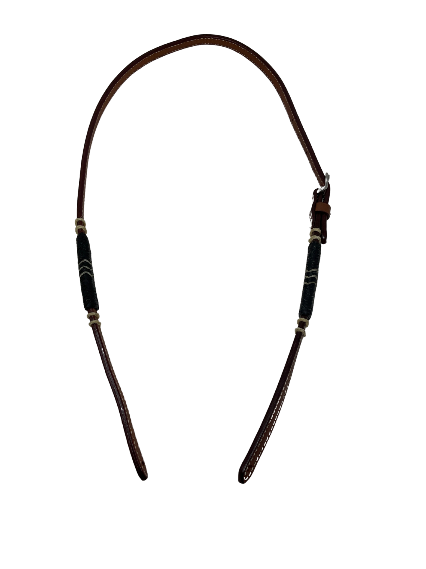Leather Hanger w/Black Rawhide