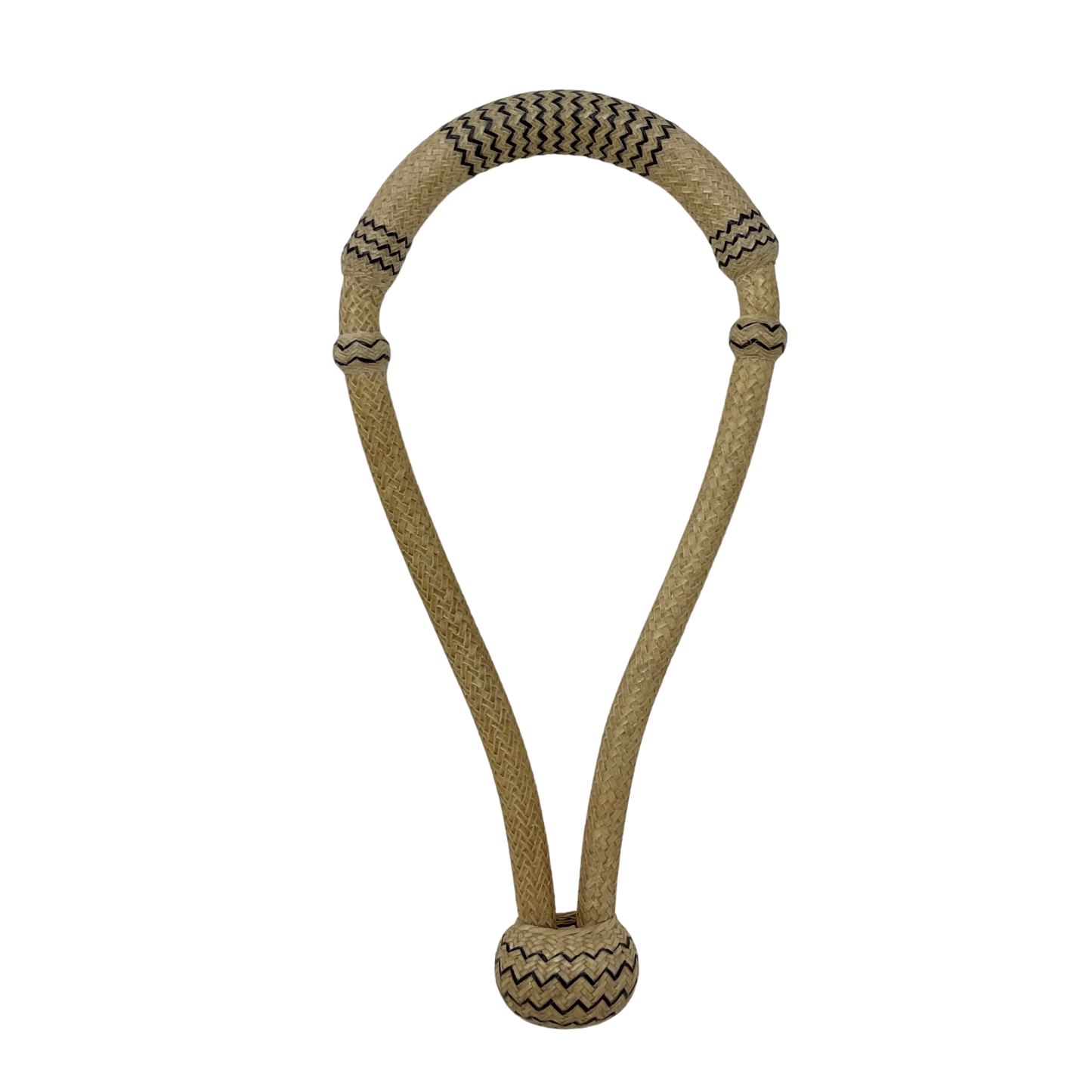 30 Plait 1/2" Rawhide w/Accents & Spacer Bosal