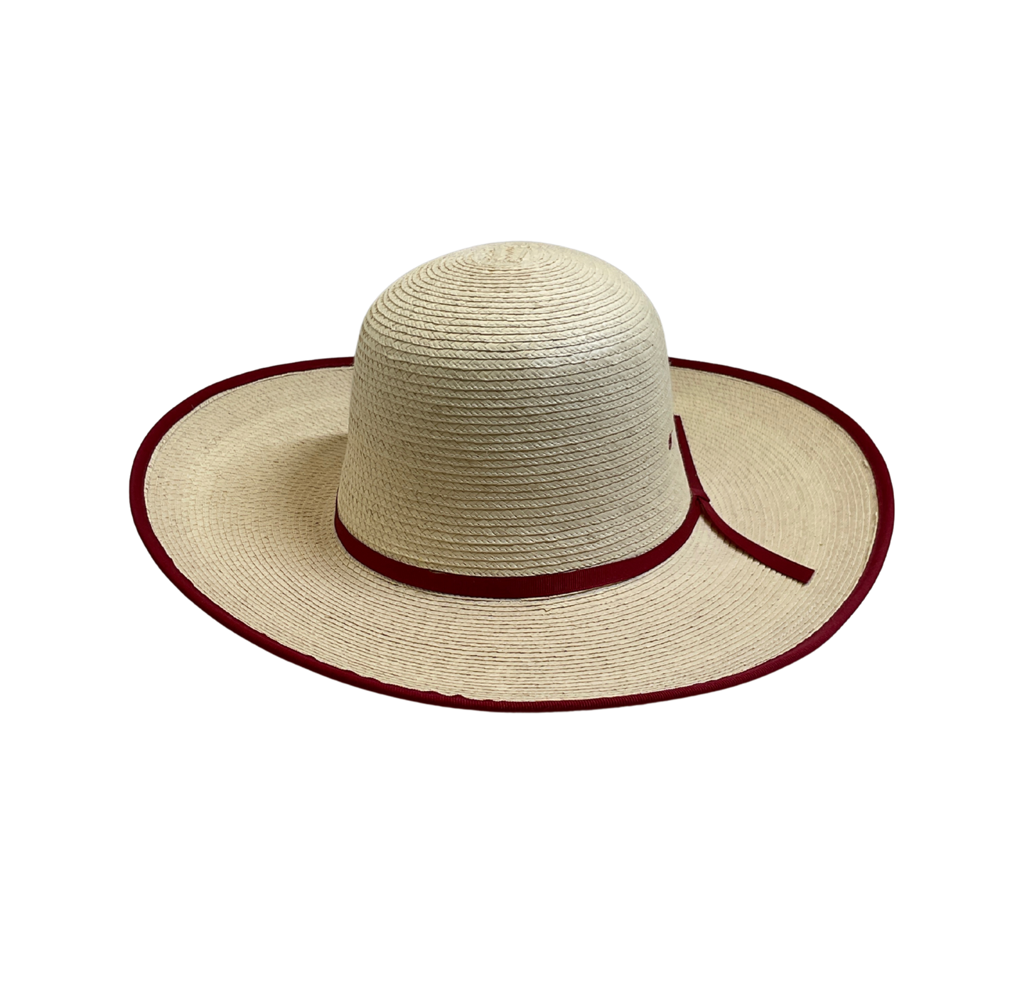 Palm Leaf Hat Bound Edge 6 1/2