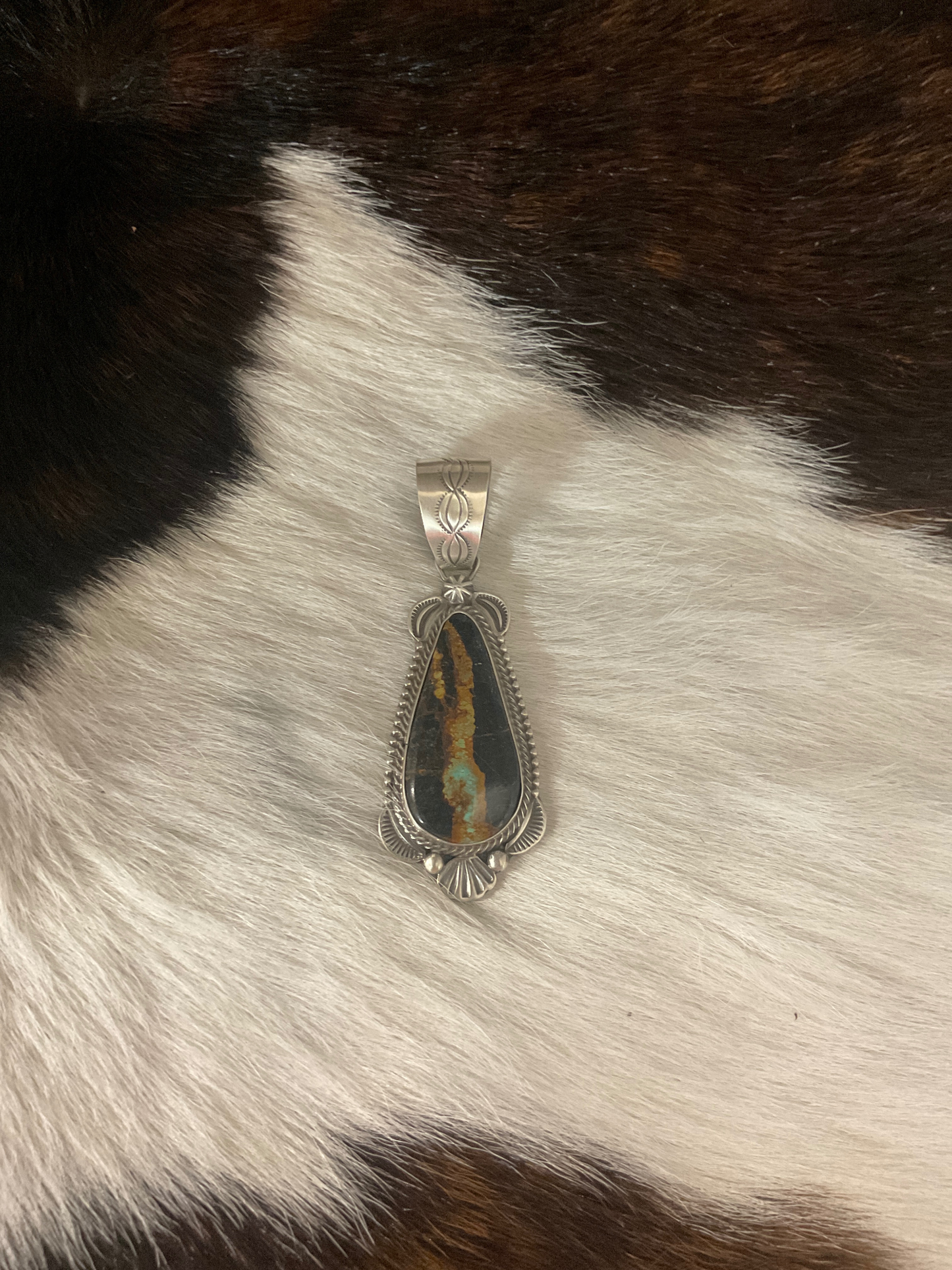 Blackjack Turquoise Pendant